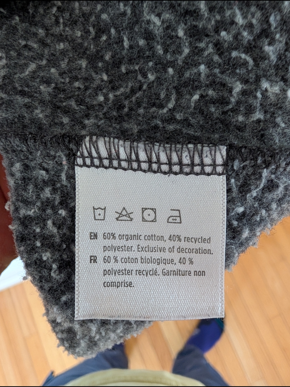 Ten Tree - Men's Crewneck Sweater - Charcoal Gray - Size M - Picture 4 of 11